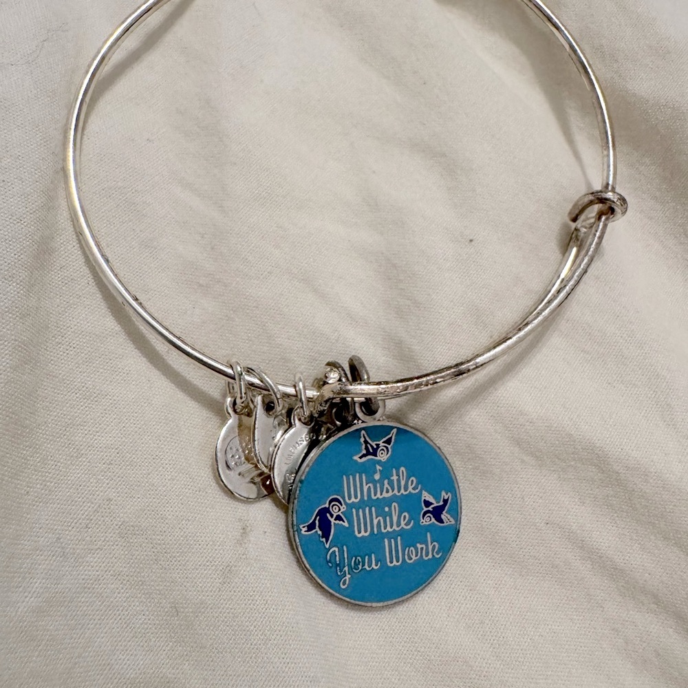 Alex and Ani Disney exclusive Snow White silver bracelet